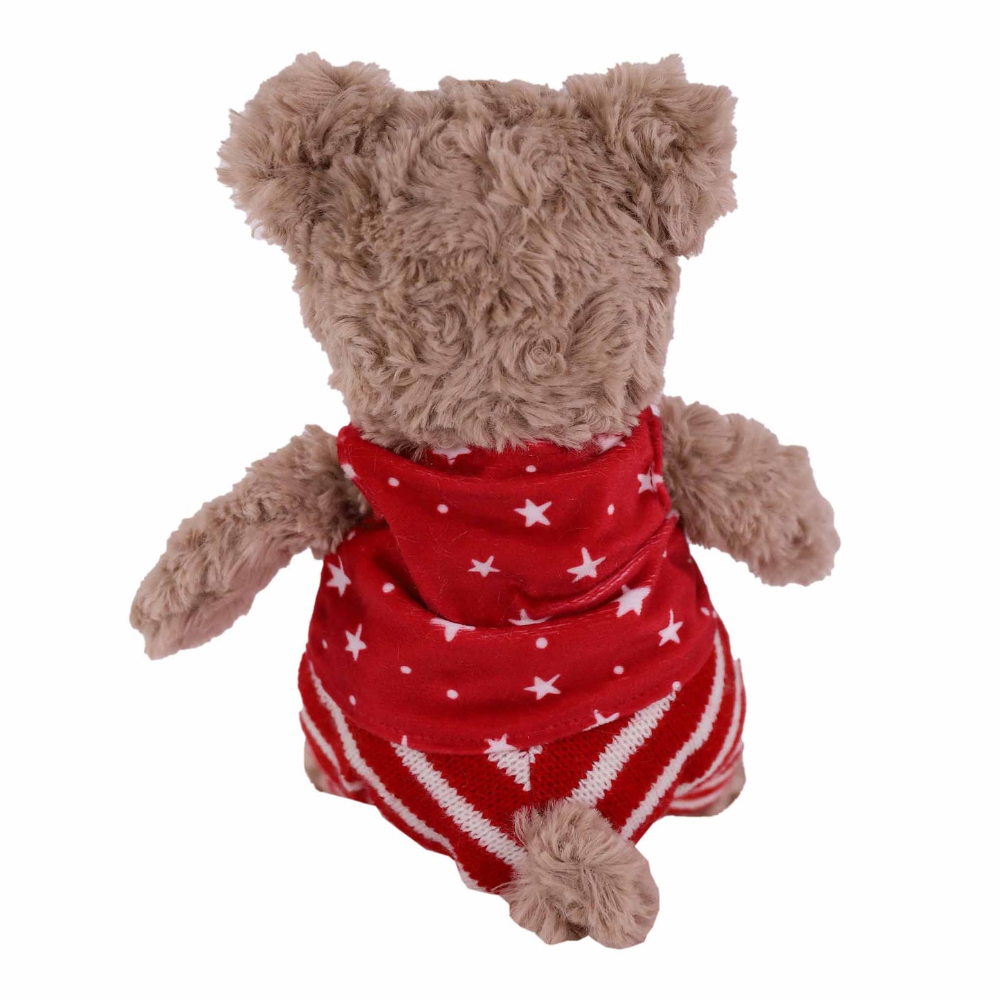 Rosewood Cupid & Comet Buddy Bear Christmas Plush Dog Toy