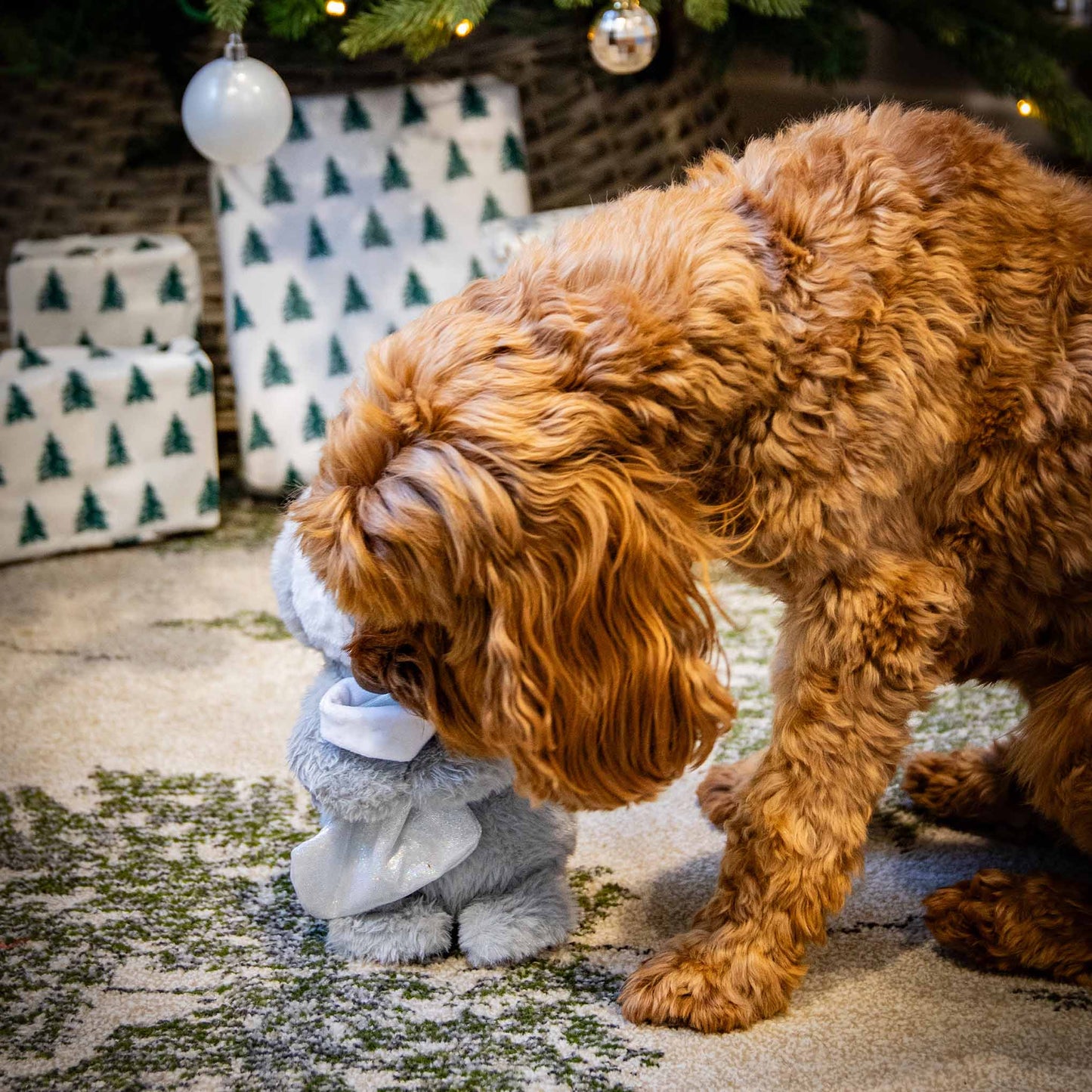Rosewood Cupid & Comet Prancer Penguin Christmas Plush Dog Toy