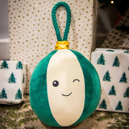 Rosewood Cupid & Comet Blitzen Bauble Extra-Large Festive Giggling Dog Toy