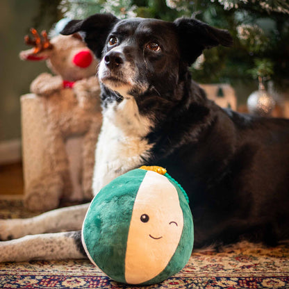 Rosewood Cupid & Comet Blitzen Bauble Extra-Large Festive Giggling Dog Toy