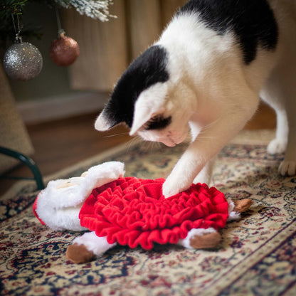 Rosewood Cupid & Comet Steve Santa Snuffle Mat Christmas Dog Toy