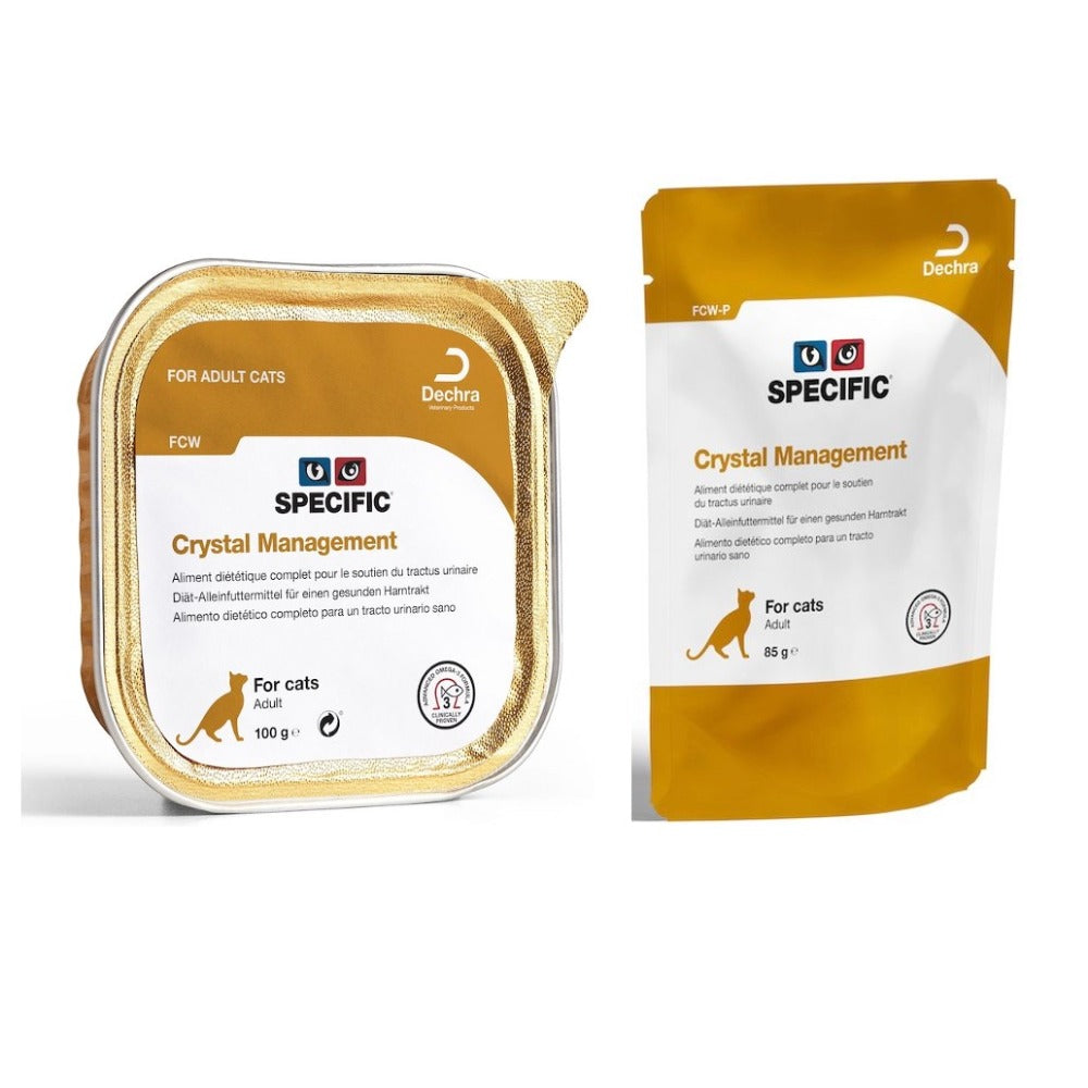 Dechra Specific FCW Crystal Management Wet Cat Food - Trays