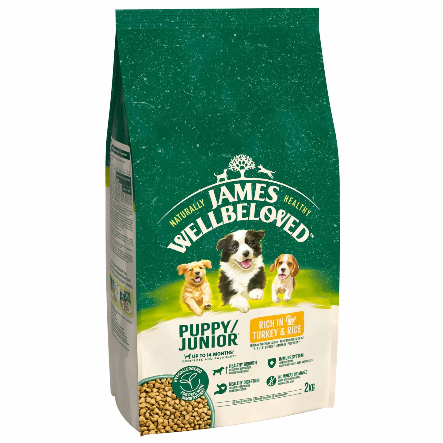 James Wellbeloved Puppy Dry Dog Food - Turkey & Rice