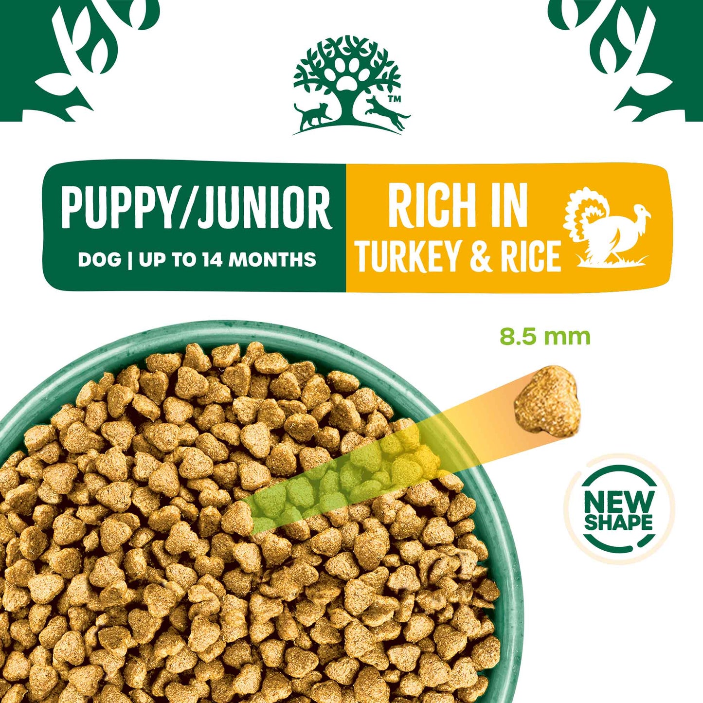 James Wellbeloved Puppy Dry Dog Food - Turkey & Rice