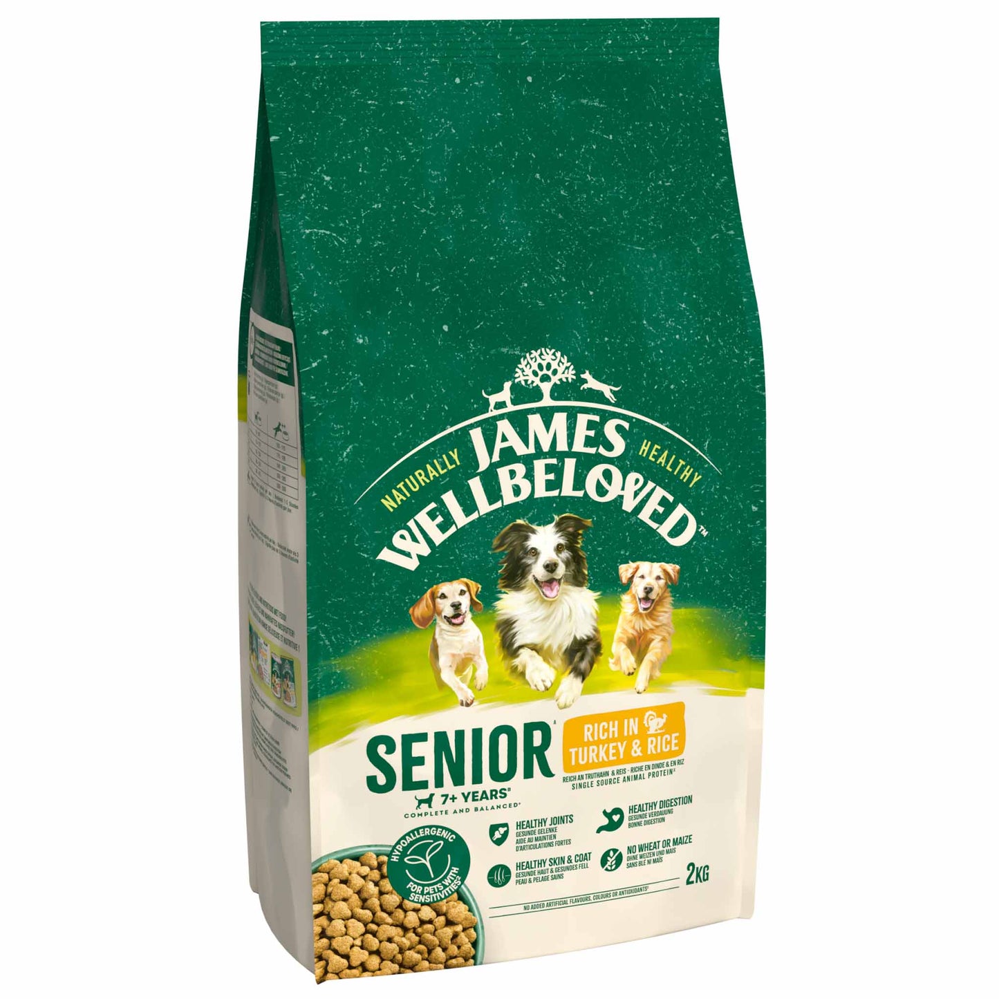 James Wellbeloved Senior Dry Dog Food - Turkey & Rice