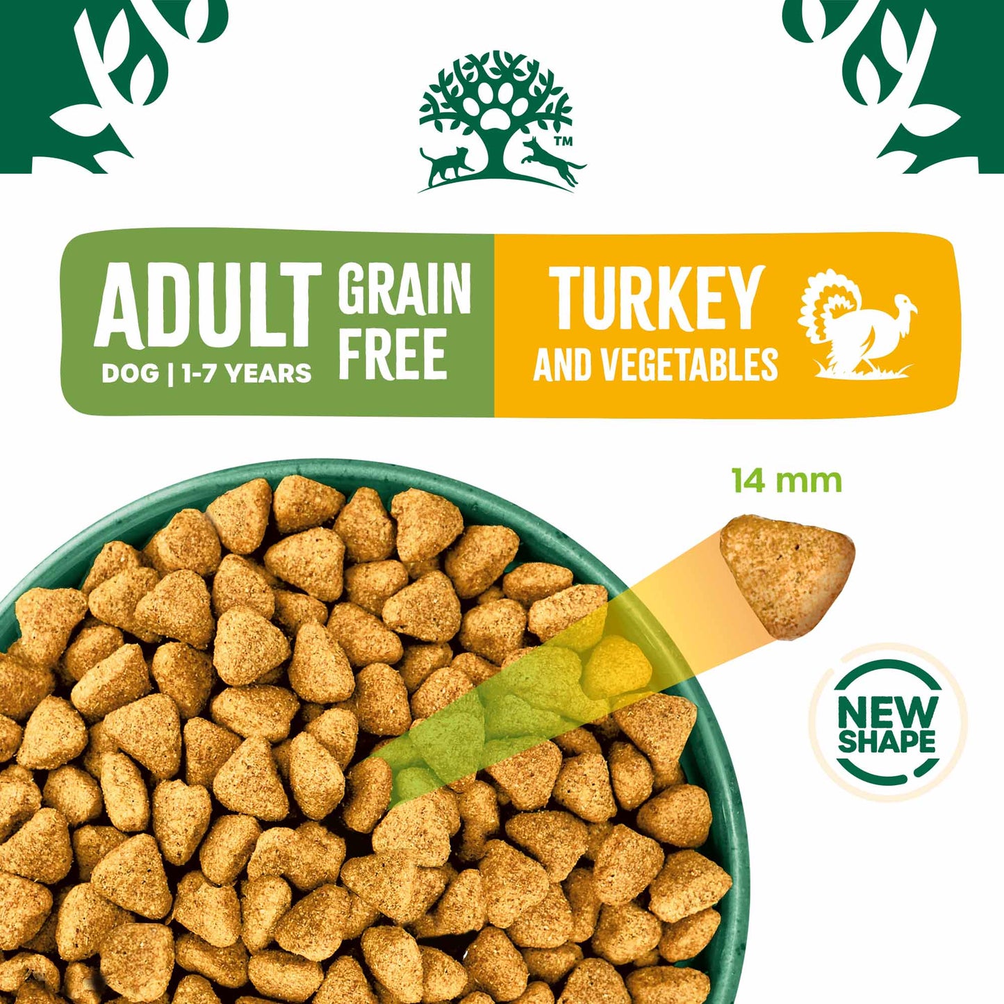 James Wellbeloved Grain Free Adult Dry Dog Food - Turkey & Veg