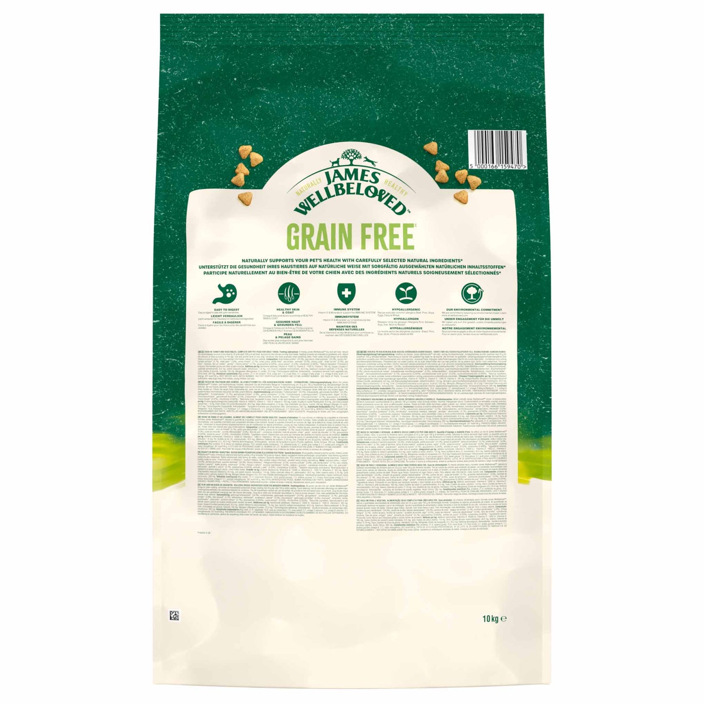 James Wellbeloved Grain Free Adult Dry Dog Food - Turkey & Veg