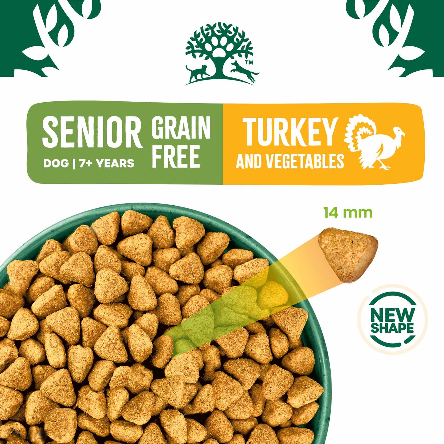 James Wellbeloved Grain Free Senior Dry Dog Food - Turkey & Veg