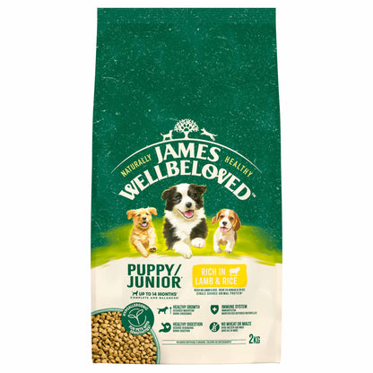 James Wellbeloved Puppy Dry Dog Food - Lamb & Rice
