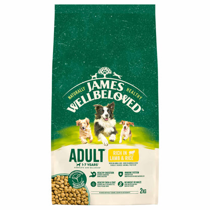 James Wellbeloved Adult Dry Dog Food - Lamb & Rice