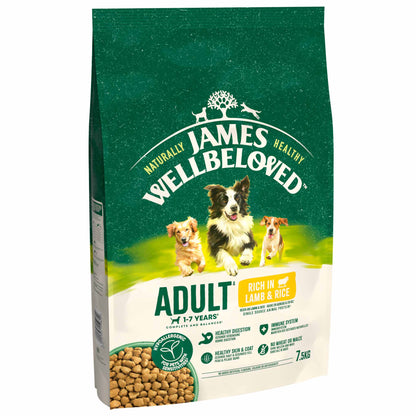 James Wellbeloved Adult Dry Dog Food - Lamb & Rice