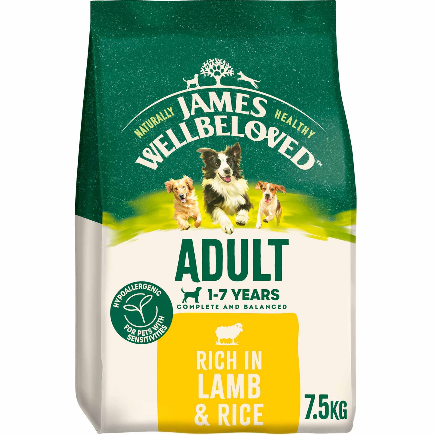 James Wellbeloved Adult Dry Dog Food - Lamb & Rice
