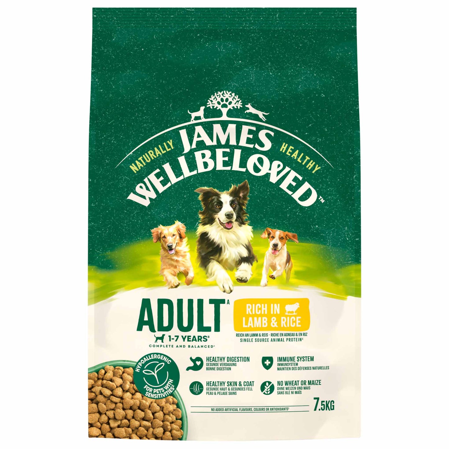 James Wellbeloved Adult Dry Dog Food - Lamb & Rice