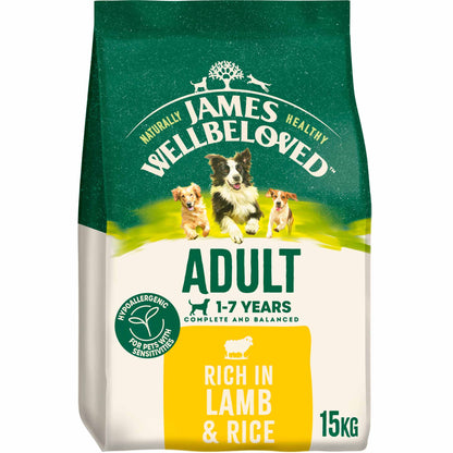 James Wellbeloved Adult Dry Dog Food - Lamb & Rice