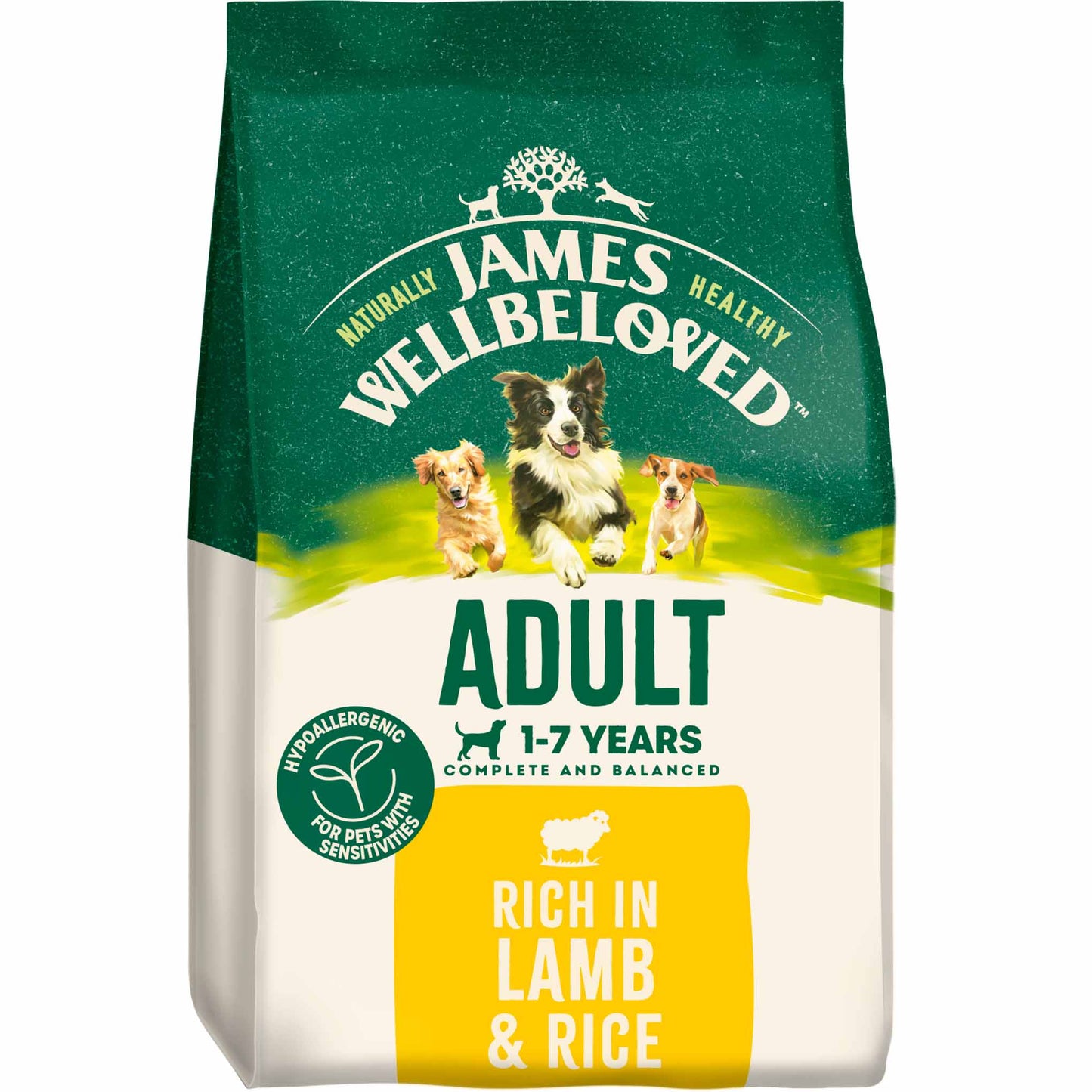 James Wellbeloved Adult Dry Dog Food - Lamb & Rice