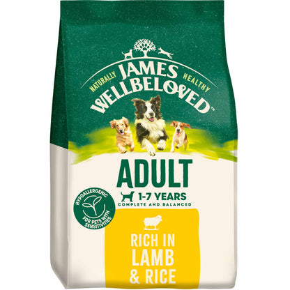 James Wellbeloved Adult Dry Dog Food - Lamb & Rice