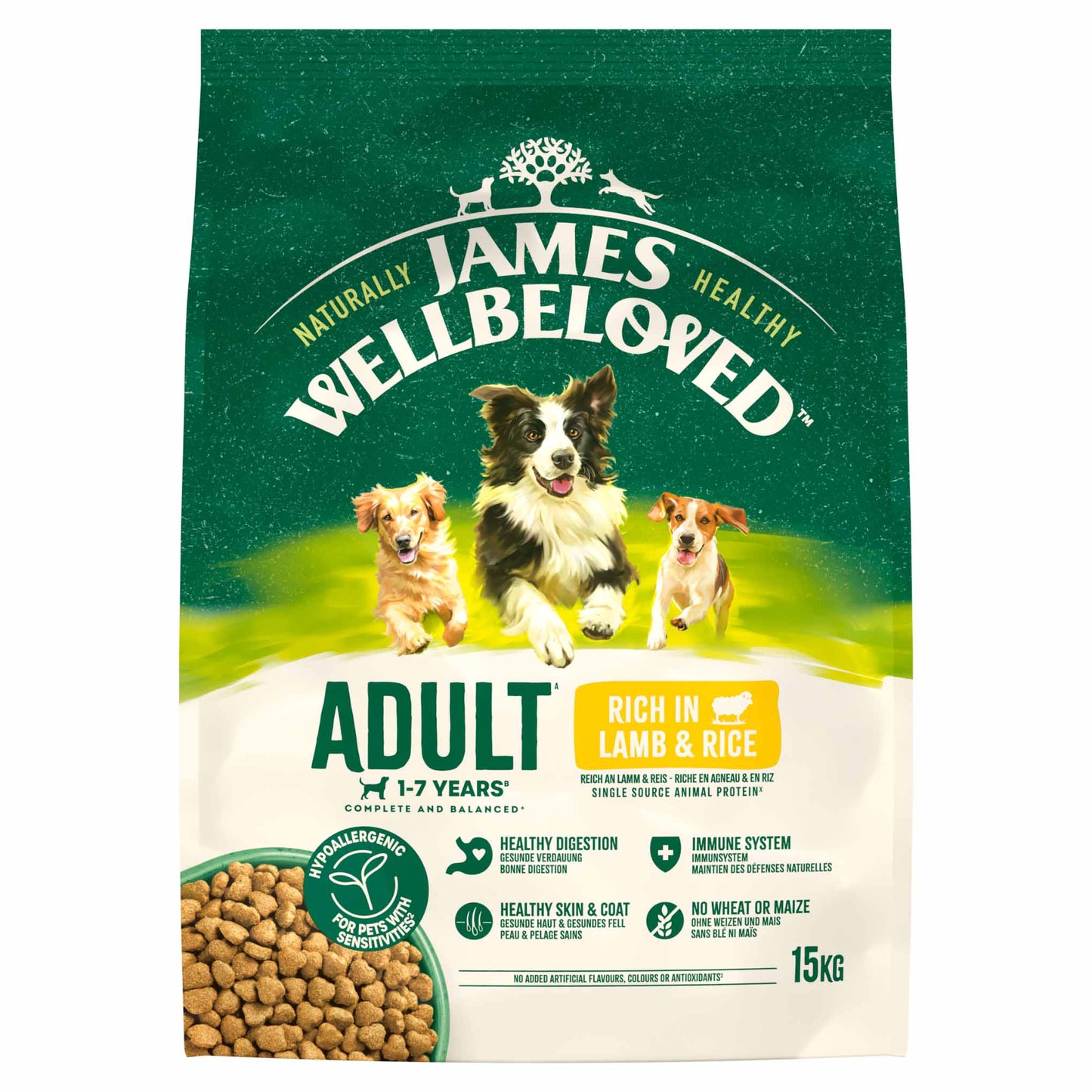 James Wellbeloved Adult Dry Dog Food - Lamb & Rice