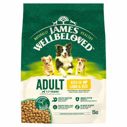 James Wellbeloved Adult Dry Dog Food - Lamb & Rice