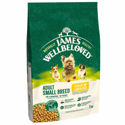 James Wellbeloved Small Breed Adult Dry Dog Food - Lamb & Rice