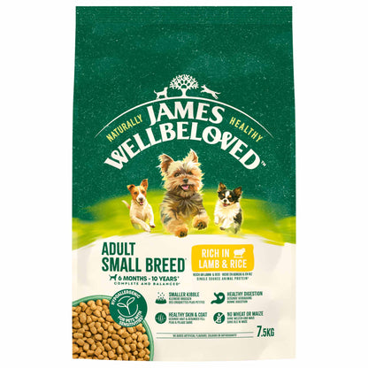 James Wellbeloved Small Breed Adult Dry Dog Food - Lamb & Rice