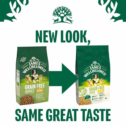 James Wellbeloved Grain Free Adult Dry Dog Food - Lamb & Veg