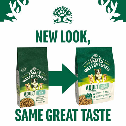 James Wellbeloved Adult Dry Dog Food - Duck & Rice