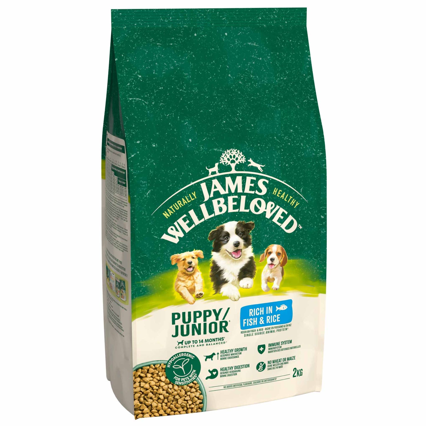 James Wellbeloved Puppy Dry Dog Food - Fish & Rice
