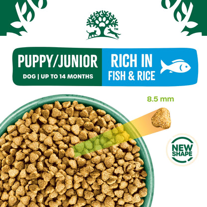 James Wellbeloved Puppy Dry Dog Food - Fish & Rice
