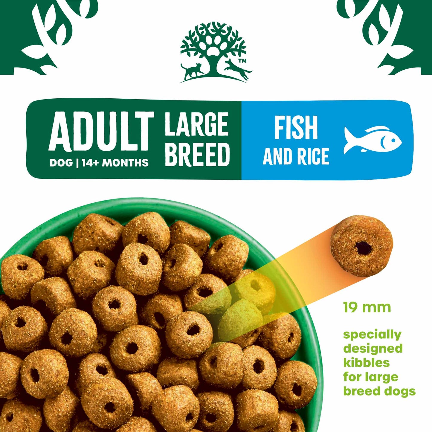 James Wellbeloved Large Breed Adult Dog Food - Fish & Rice