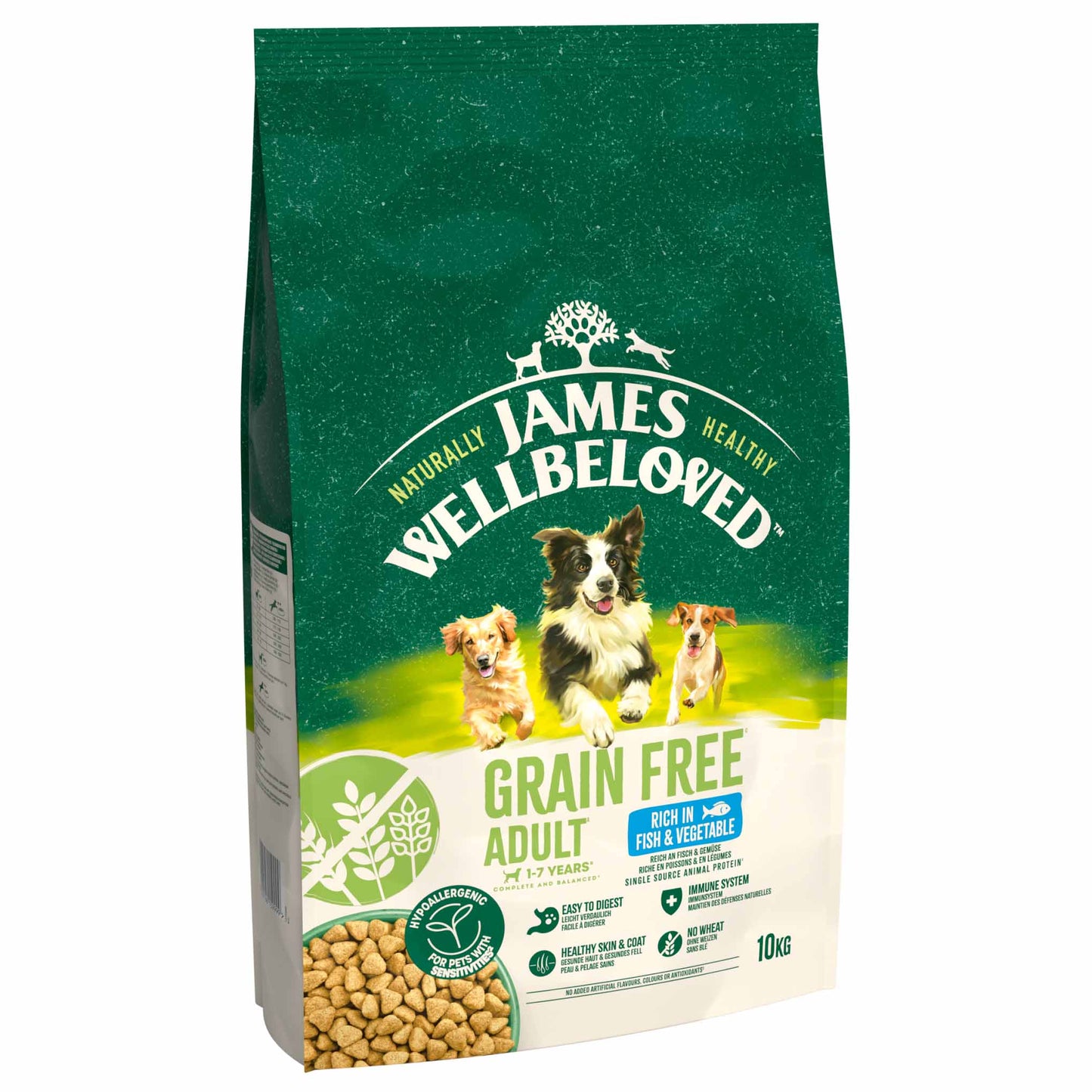 James Wellbeloved Grain Free Adult Dry Dog Food - Fish & Veg