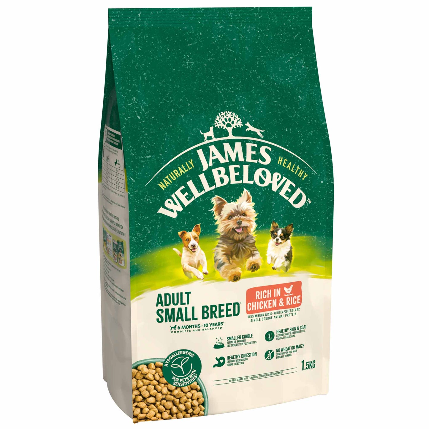 James Wellbeloved Small Breed Adult Dry Dog Food - Chicken & Rice