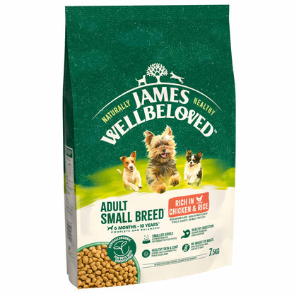 James Wellbeloved Small Breed Adult Dry Dog Food - Chicken & Rice