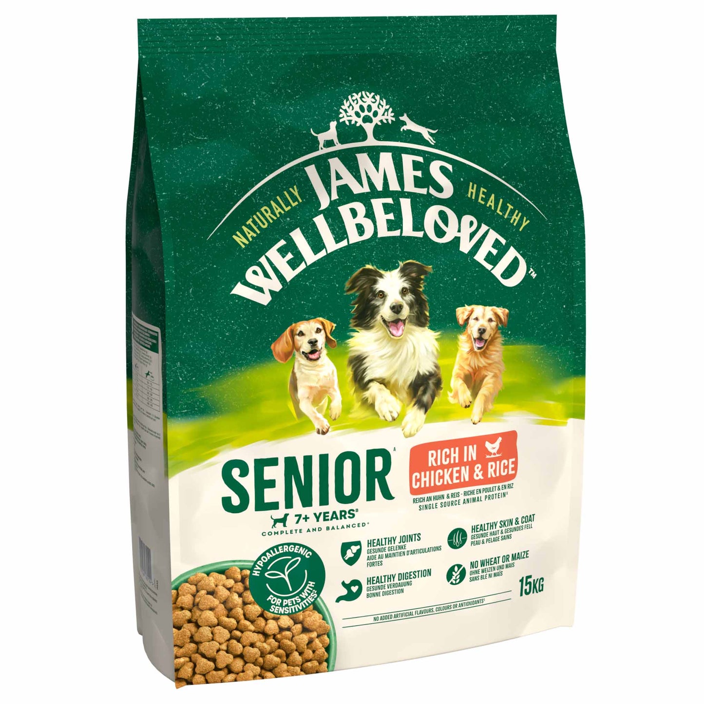 James Wellbeloved Senior Dry Dog Food - Chicken & Rice