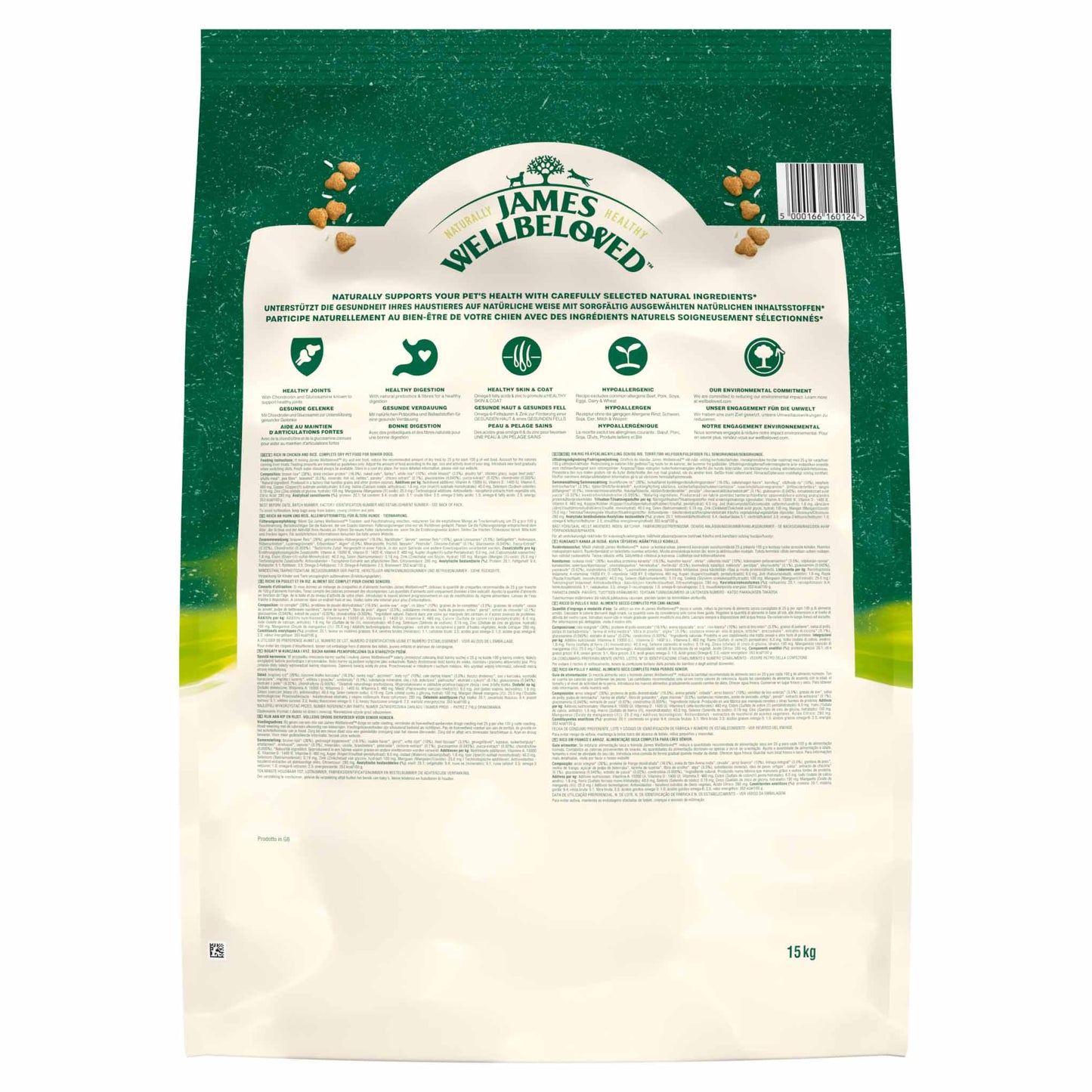 James Wellbeloved Senior Dry Dog Food - Chicken & Rice