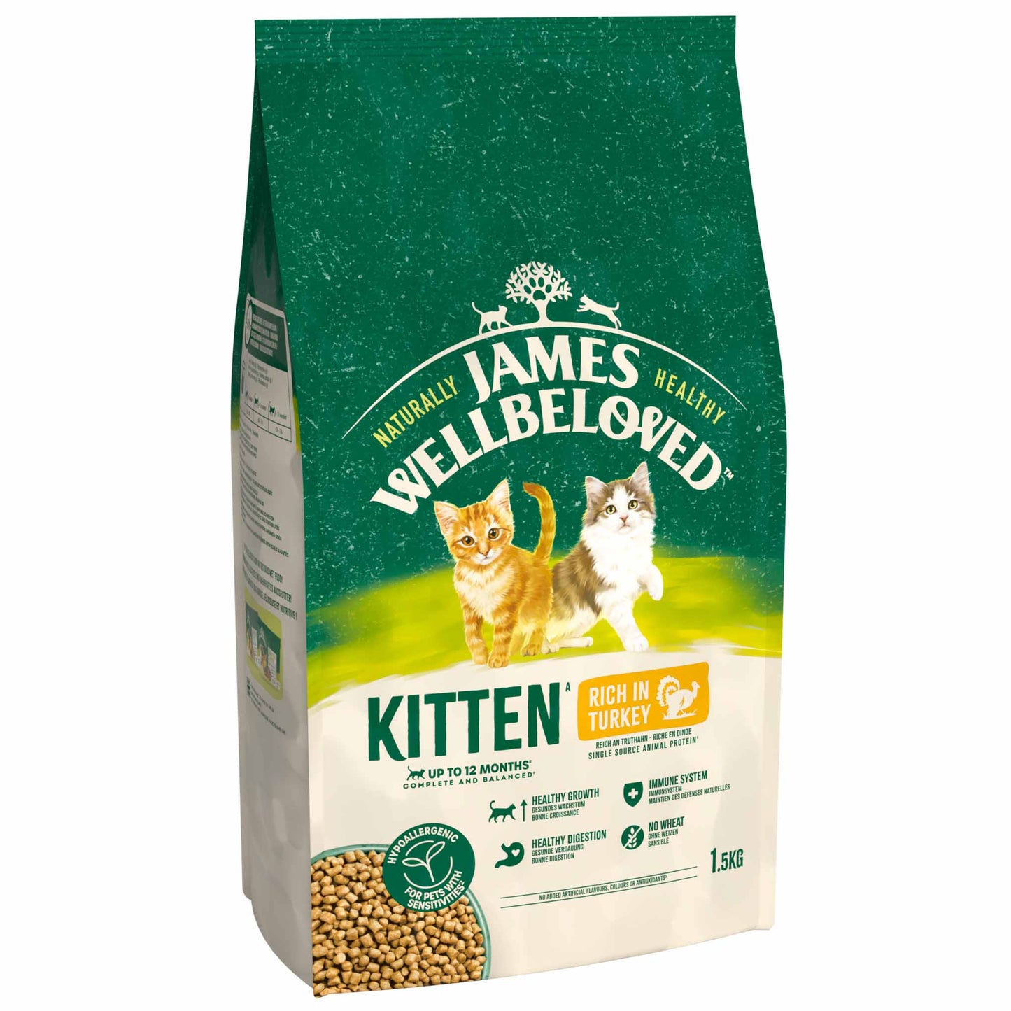James Wellbeloved Kitten Dry Cat Food - Turkey