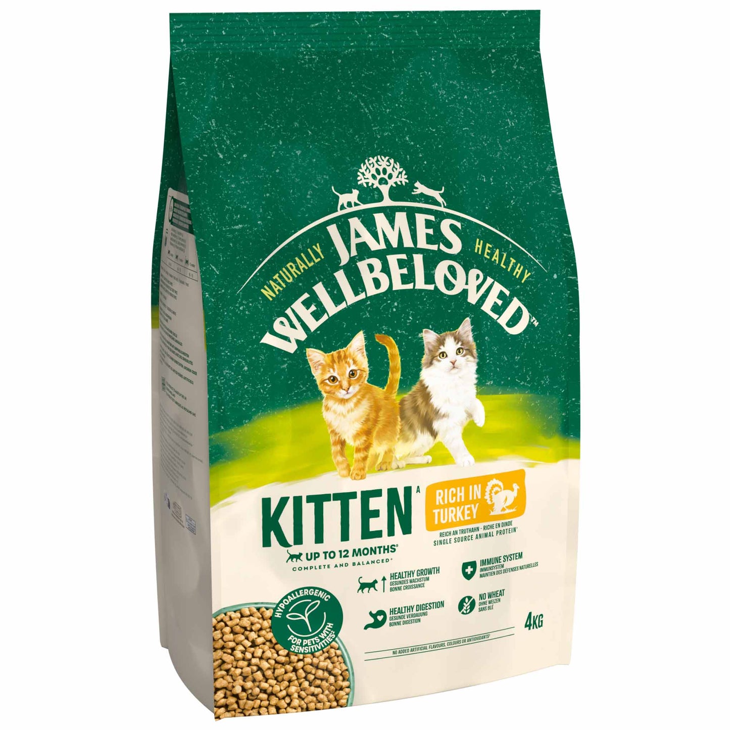 James Wellbeloved Kitten Dry Cat Food - Turkey