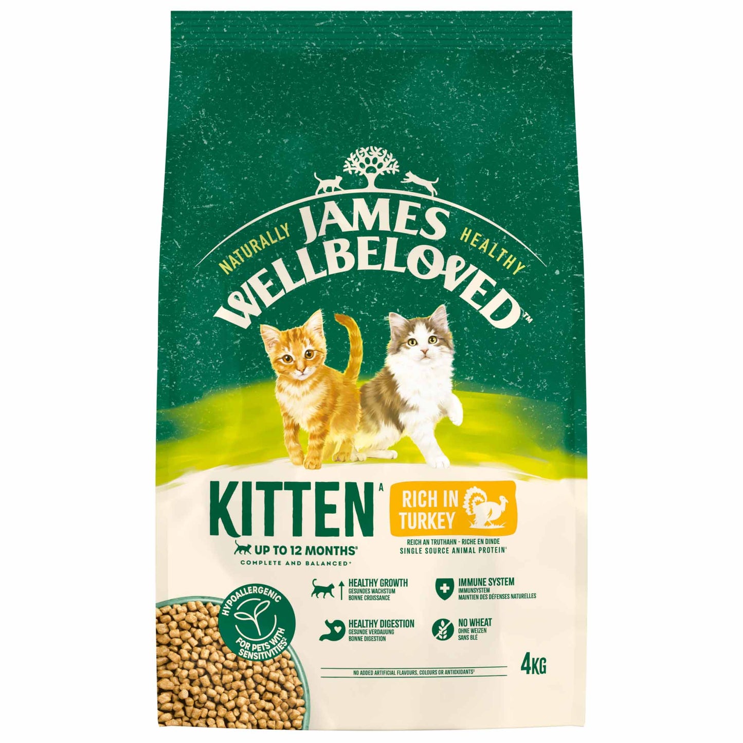James Wellbeloved Kitten Dry Cat Food - Turkey