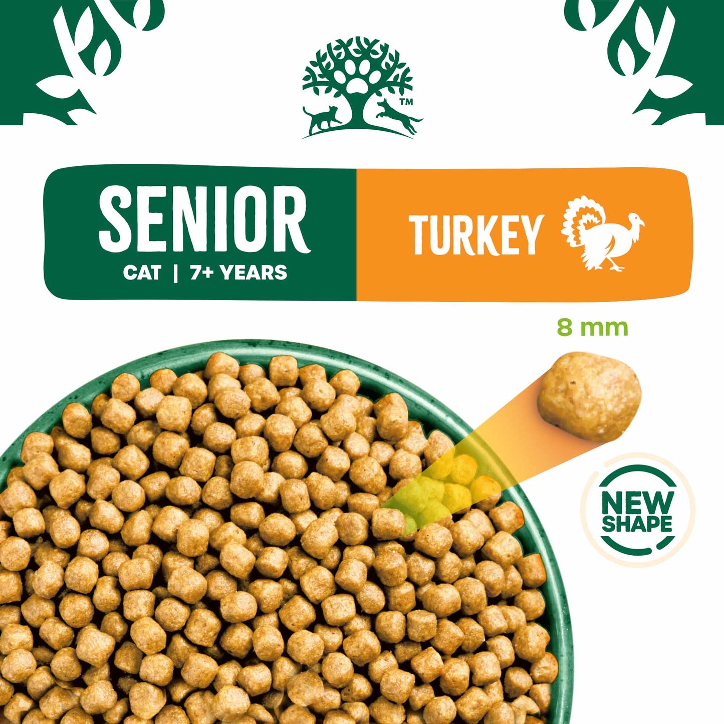 James Wellbeloved Senior Dry Cat Food - Turkey
