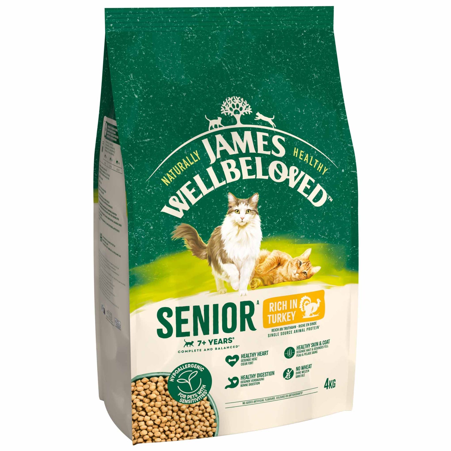 James Wellbeloved Senior Dry Cat Food - Turkey