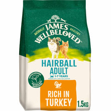 James Wellbeloved Adult Hairball Dry Cat Food - Turkey