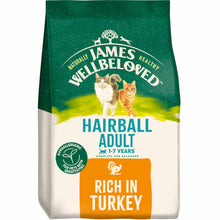 James Wellbeloved Adult Hairball Dry Cat Food - Turkey