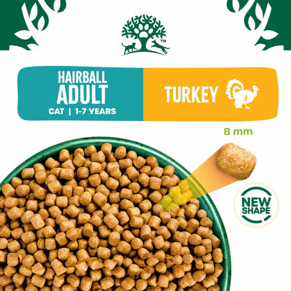 James Wellbeloved Adult Hairball Dry Cat Food - Turkey