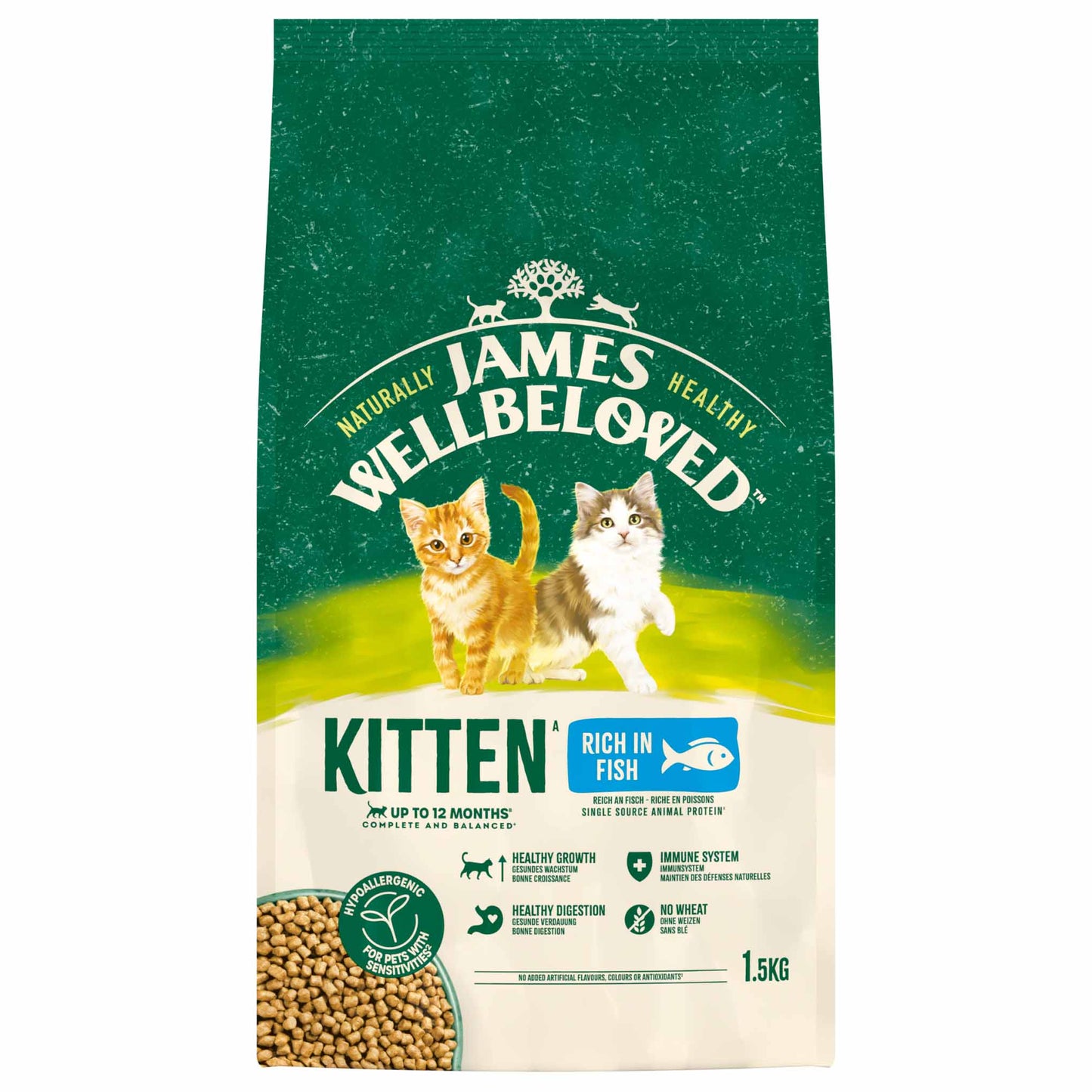 James Wellbeloved Kitten Dry Cat Food - Fish