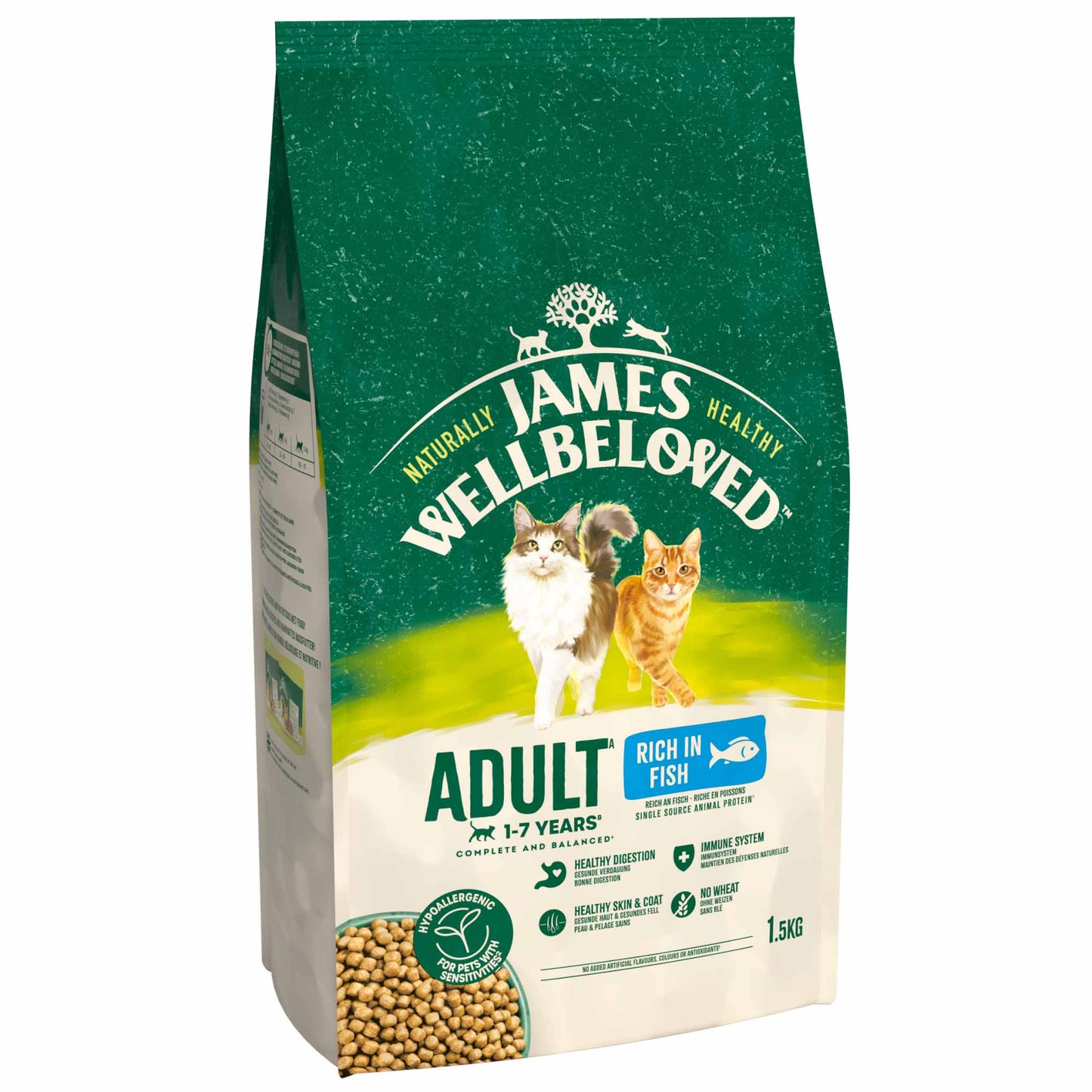 James Wellbeloved Adult Dry Cat Food - Fish