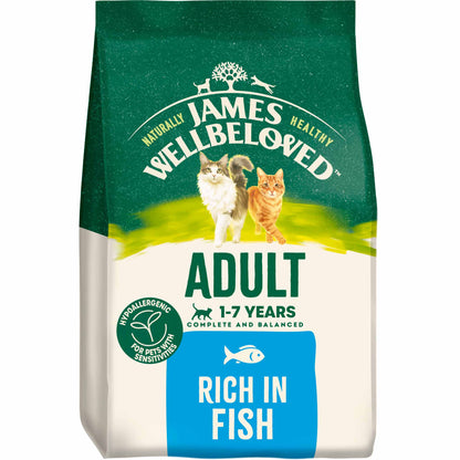 James Wellbeloved Adult Dry Cat Food - Fish