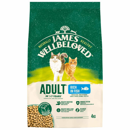 James Wellbeloved Adult Dry Cat Food - Fish