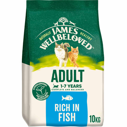 James Wellbeloved Adult Dry Cat Food - Fish