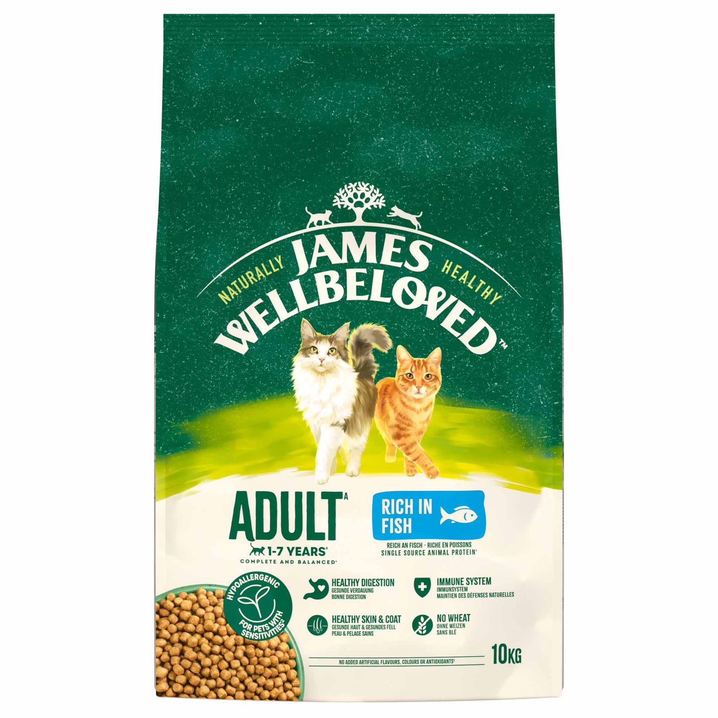 James Wellbeloved Adult Dry Cat Food - Fish