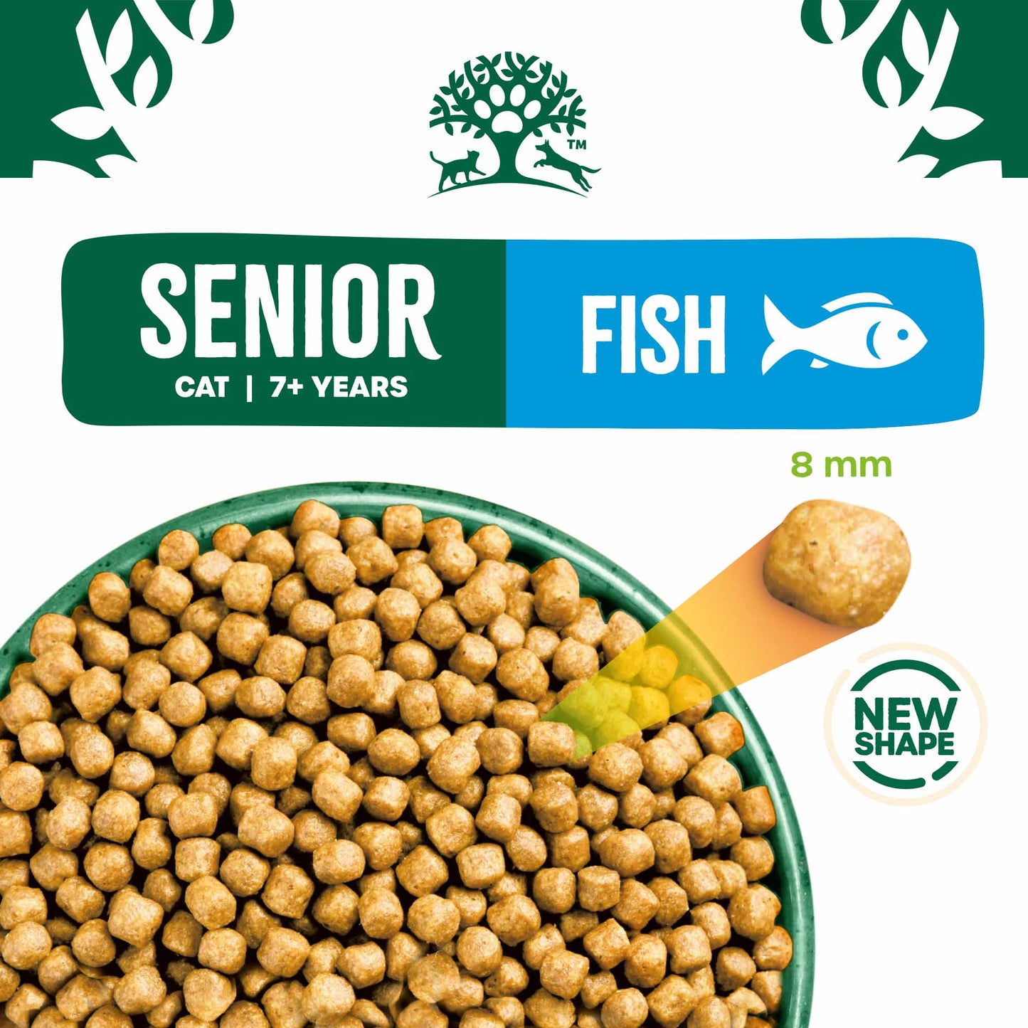 James Wellbeloved Senior Dry Cat Food - Fish