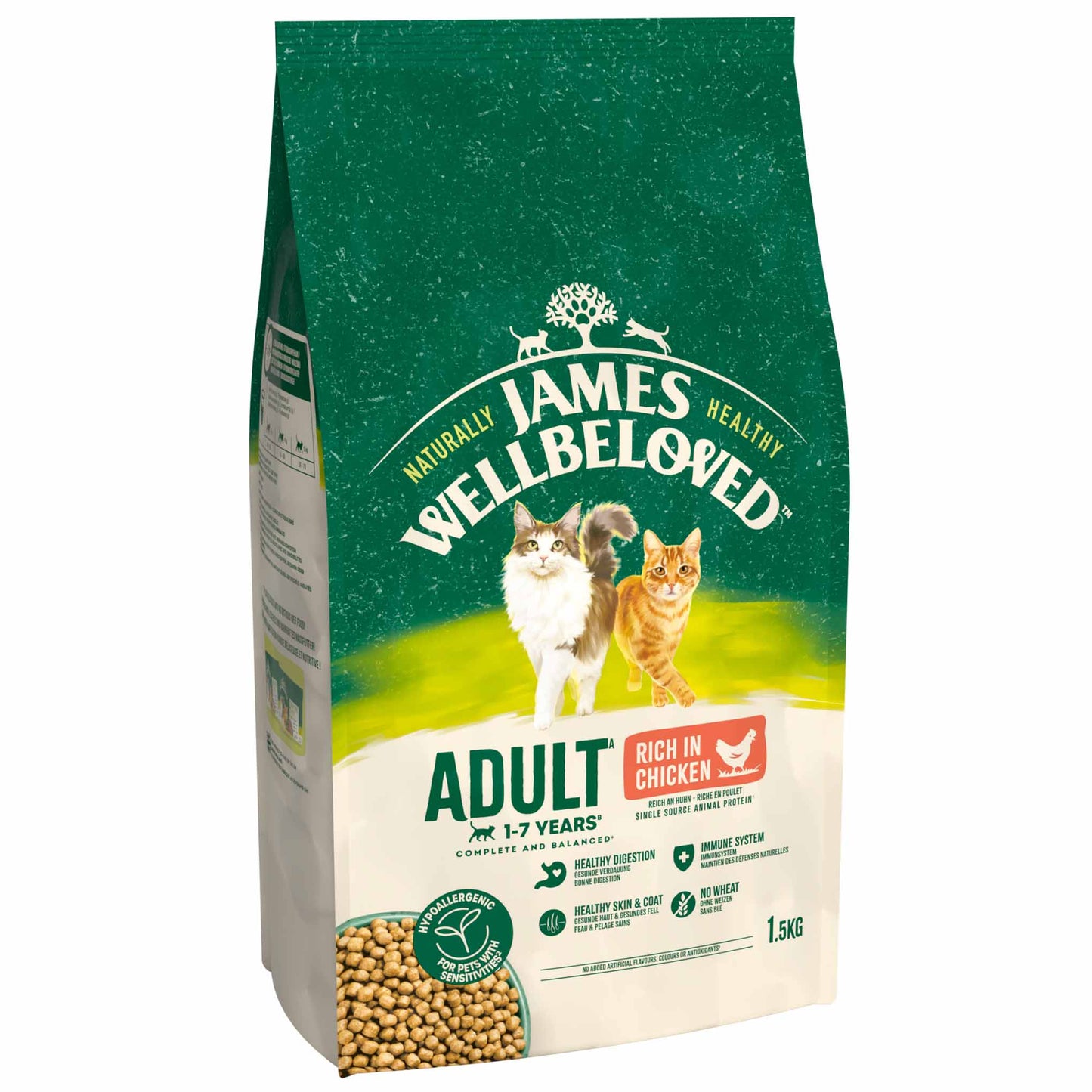 James Wellbeloved Adult Dry Cat Food - Chicken & Rice